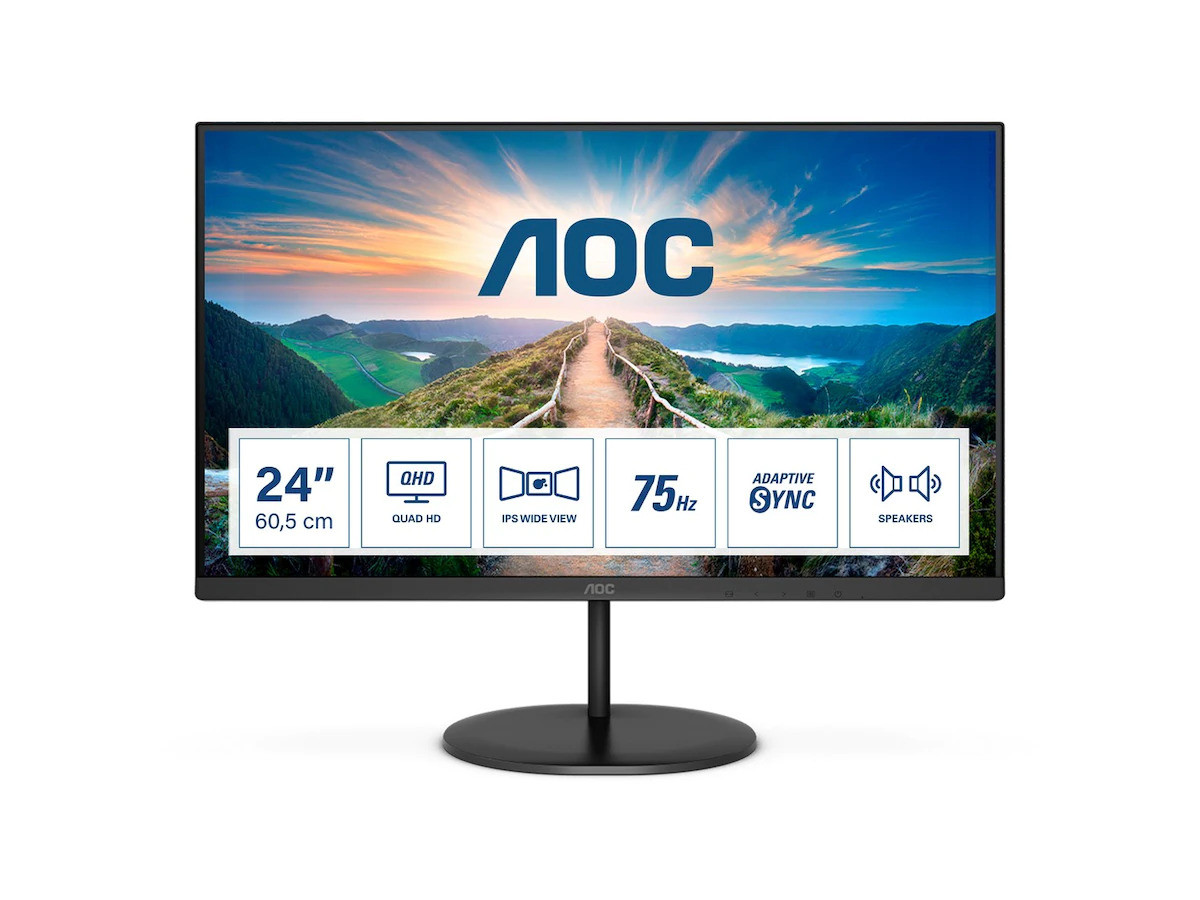 AOC Q24V4EA 24-tums QHD/2K IPS-skärm